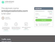 Tablet Screenshot of antalyarealestate.com